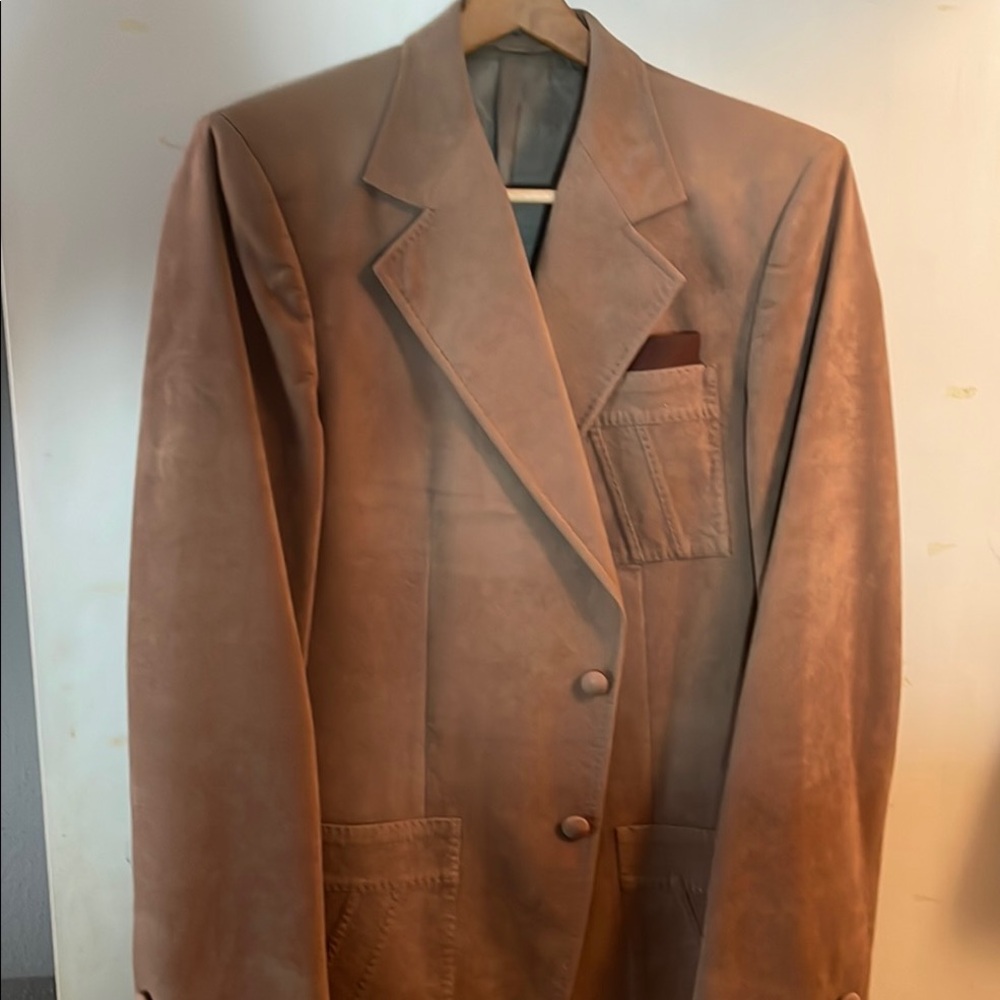Brown Suede Sports Blazer